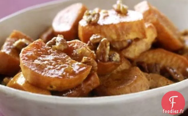 Patates douces au beurre et aux pacanes