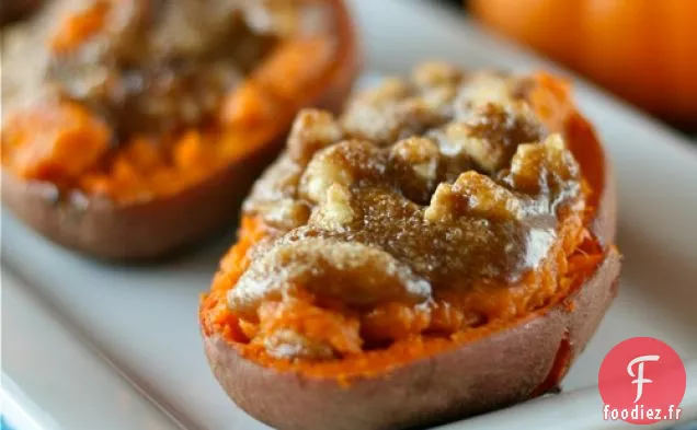 Patates Douces Cuites Deux Fois au Four