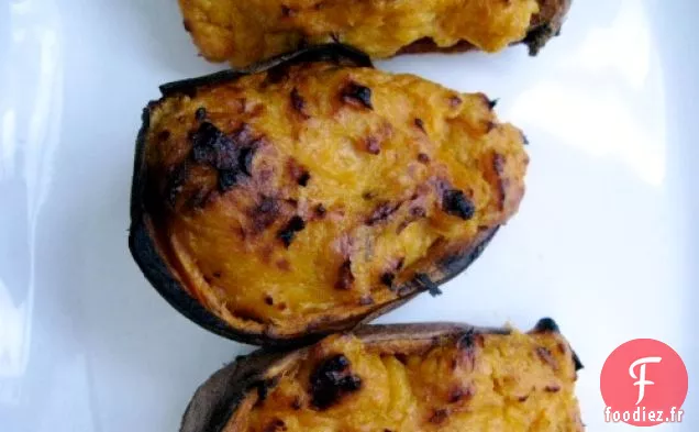 Chipotle, Orange, Patates Douces Deux Fois Cuites à l'Érable