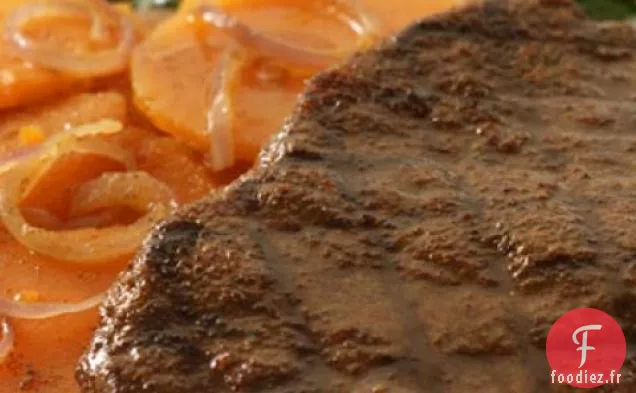 Recette De Steak Grillé Frotté Au Maroc Et Patates Douces