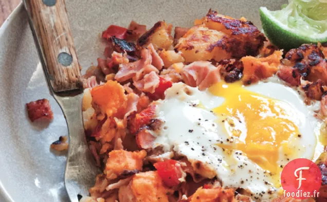Hachis De Patate Douce Et Jambon