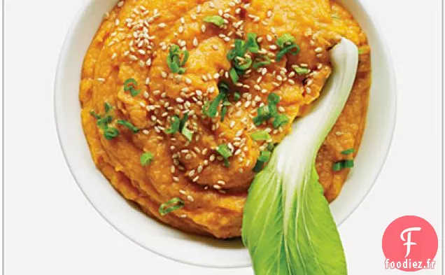 Trempette au Miso, au Sésame et à la Patate Douce