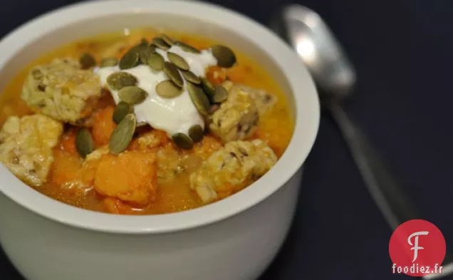 Ragoût De Patates Douces Et Tempeh