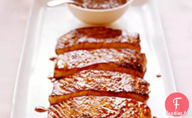 Saumon Glacé Au Miel Et À la coriandre