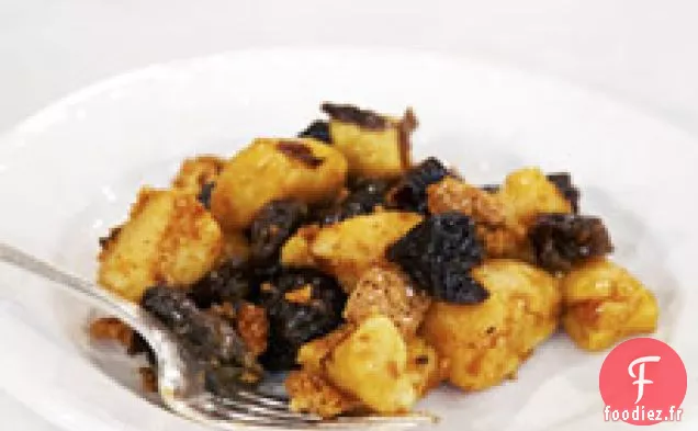 Gnocchis De Patates Douces, Pruneaux Ivres Et Amaretti