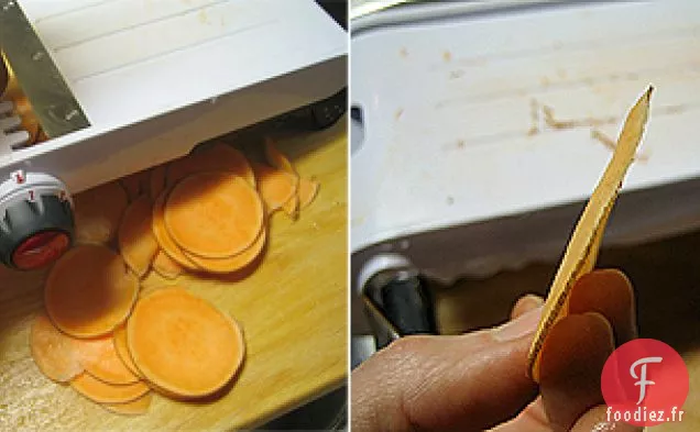 Crus Ou Cuits Au Four : Croustilles De Patates Douces