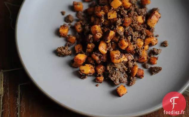 Merguez Et Hachis De Patate Douce