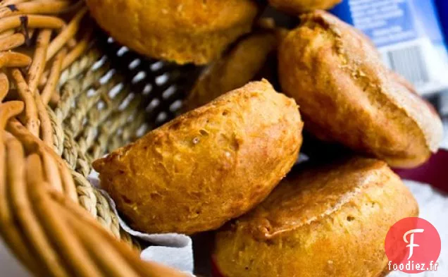 Biscuits À La Patate Douce Avec Glaçage À L'Érable