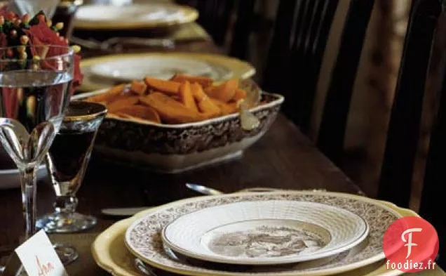 Quartiers de Patates Douces Glacés à la Cassonade