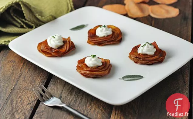 Piles Fumées de Patates Douces