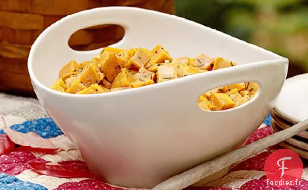 Salade de Patates Douces au Romarin - Vinaigrette au Miel