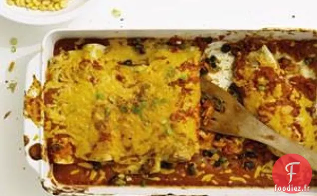Enchiladas Aux Haricots Noirs Et Patates Douces