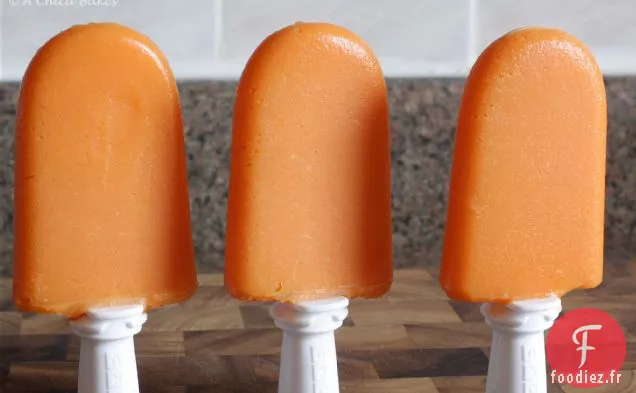 Paleta De Papaya Y Coco (Popsicle À La Papaye Et À La Noix De Coco)