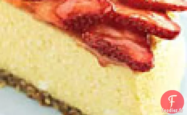 Gâteau au Fromage Fraise-Noix de Coco