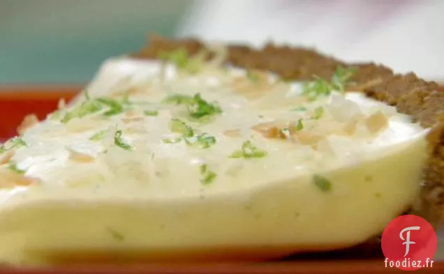 Tarte au Citron Vert et à la Noix de coco