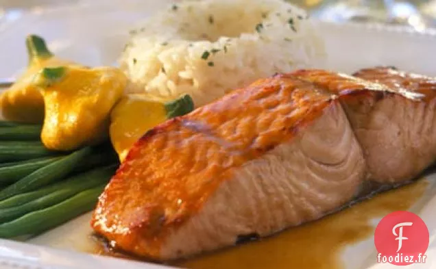 Saumon glacé à la Mangue