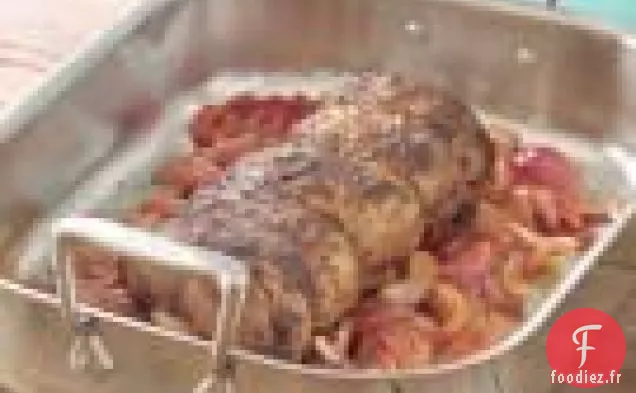 Longe De Porc Rôtie Aux Bananes Plantains Frites