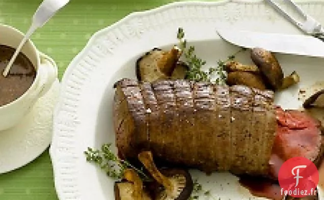 Filet De Bœuf Aux Champignons Et Au Thym