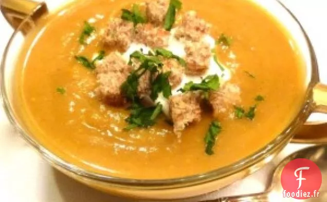 Soupe De Courge D'Hiver Maigre Et Épicée Ala Sting