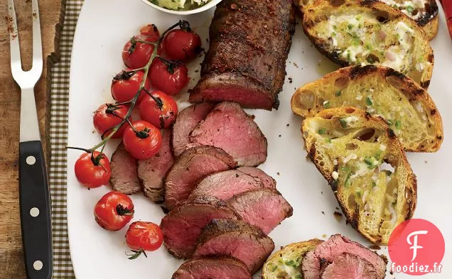 Filet de Bœuf Grillé au Beurre d'Ancho-Jalapeño