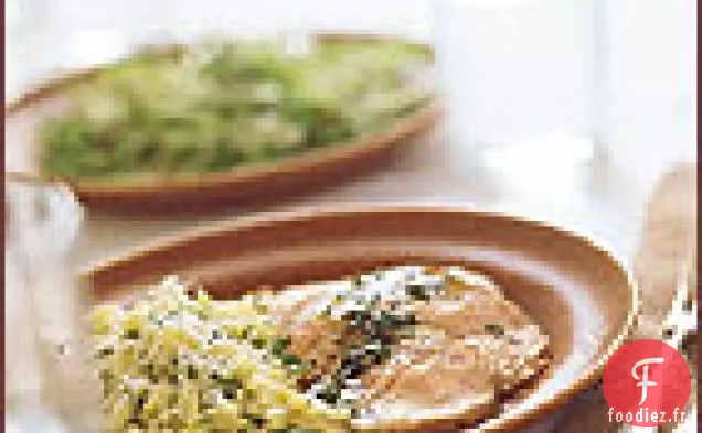 Longe de Veau Rôtie à la Sauce Rosée