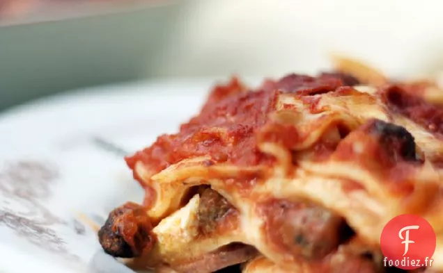 Lasagnes riches du Sud de l'Italie