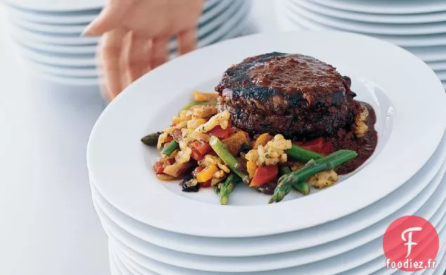 Boeuf Carbonisé au Citron de Rosen avec Spaetzle aux herbes Croquantes