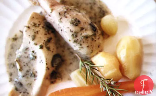 Poulet À La Crème De Truffe