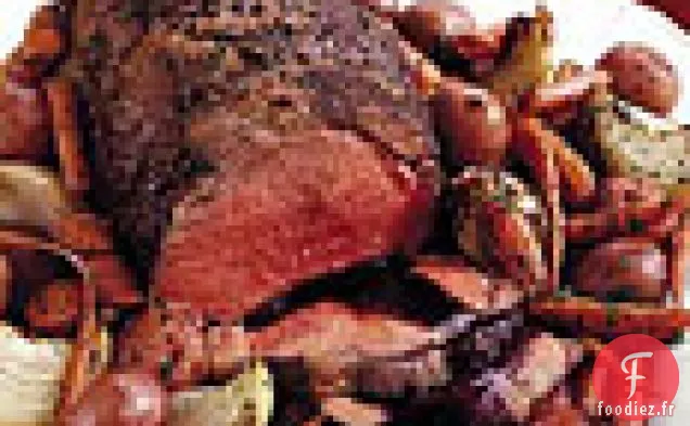 Rôti d'Entrecôte aux Légumes du Chianti et Glaçage Balsamique