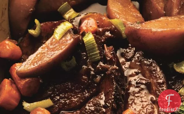 Épaule de Porc Braisée au Coing
