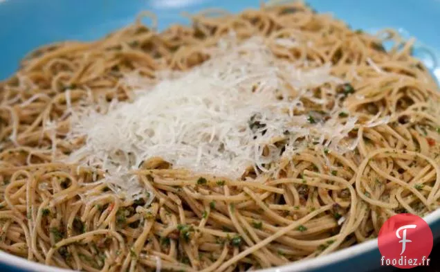 Pesto À la Mexicaine Avec du Riz ou des Pâtes de Grains Entiers