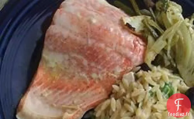 Saumon Poché à l'Aneth