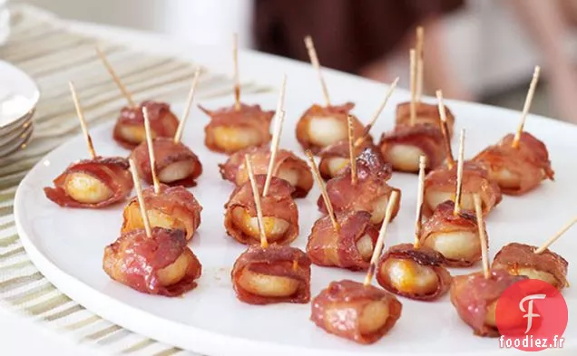 Châtaignes d'Eau au Bacon