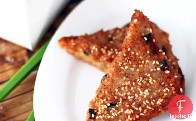 Toast aux Crevettes au Sésame