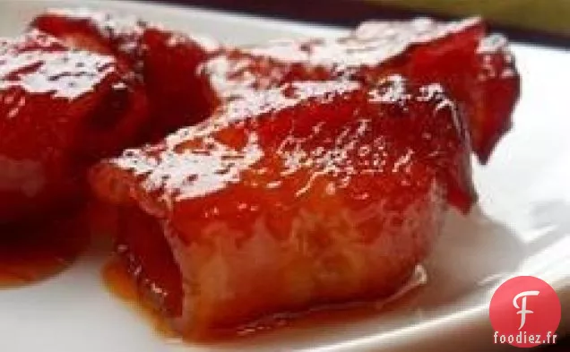 Rouleaux de Châtaigne d'Eau au Bacon