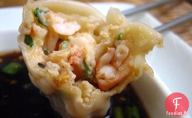 Recette de Wontons de Crevettes