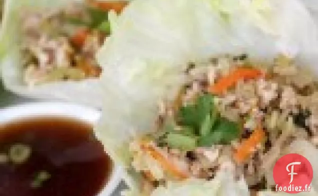 Wraps de Laitue Asiatique