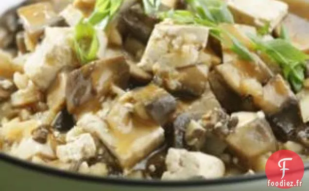 Champignons Braisés Chinois et Tofu