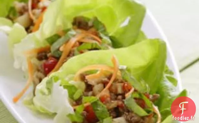 Wraps de Dinde et de laitue aux cinq épices