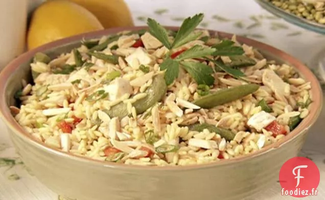 Salade de Poulet Asiatique et Orzo