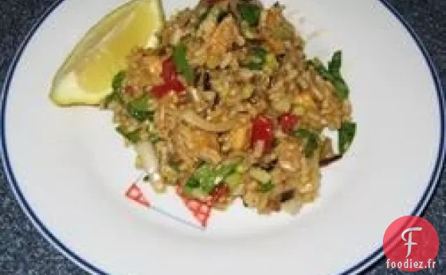 Salade de Riz au Poulet Chinois