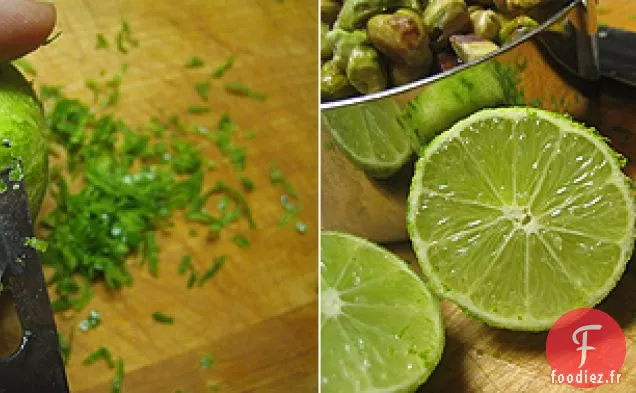 Pistaches Crues à la Cardamome et au Citron Vert