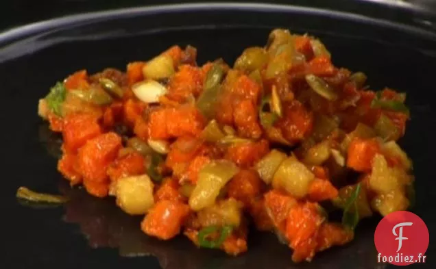 Patate Douce, Bacon et Hachis aux Pommes