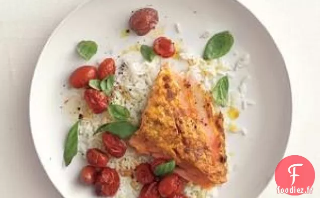 Recette De Saumon Au Curry Rôti Aux Tomates