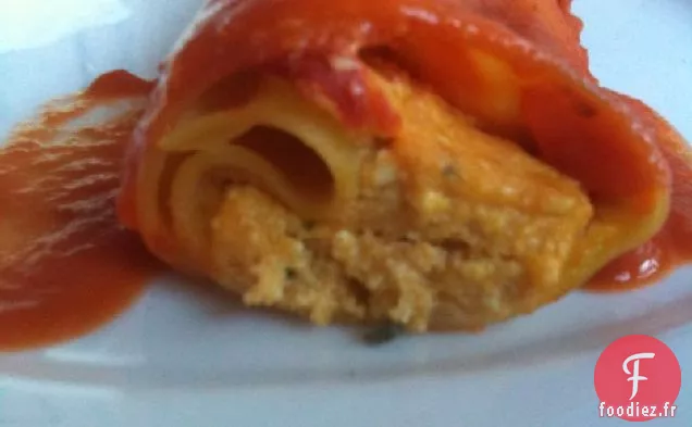 Cannellonis À La Citrouille Et À La Sauge