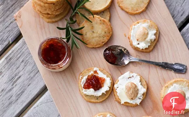 Bouchées au Fromage au Romarin