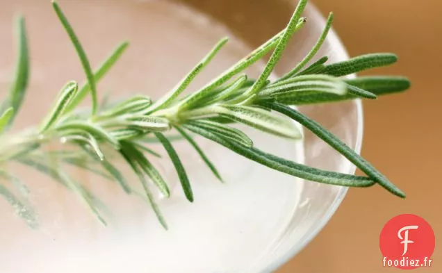 Martini Au Romarin Et À La Menthe