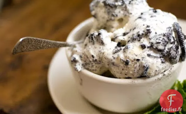 Biscuits Au Chocolat À La Menthe Et Glace À La Crème