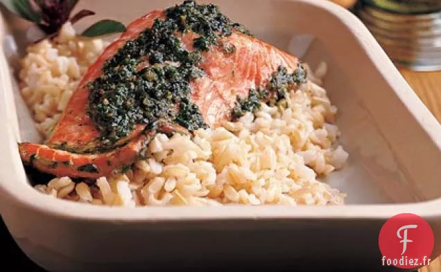 Saumon au Pesto Facile