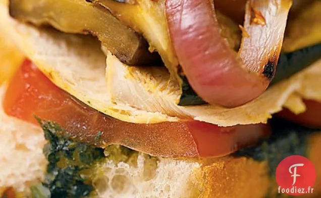 Sandwichs au Poulet à la Coriandre